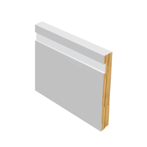 Wood Baseboard  PX5 9/16-in x 5 1/4-in x 16-ft