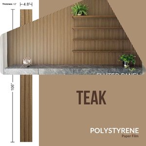 Laminwall | Wall Panel | PVC Core | Paper Film | Teak
