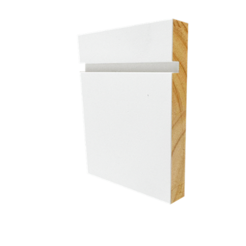 Wood Baseboard  PX4 11/16-in x 3 1/2-in x 17-ft