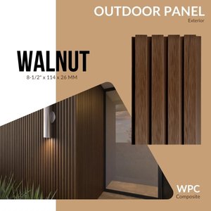 Outdoor Wall Panel | Walnut