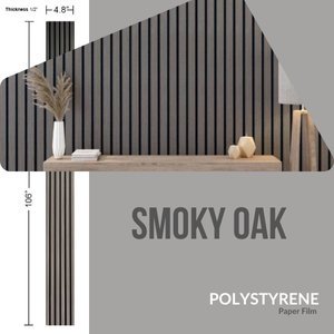 Laminwall | Wall Panel | PVC Core | Paper Film | Smoky Oak